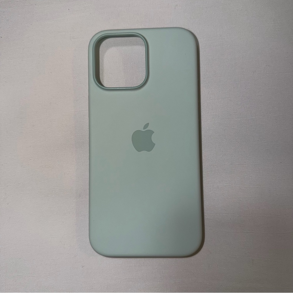 Apple Pastel Green Silicone iPhone Case IPhone 16 pro max